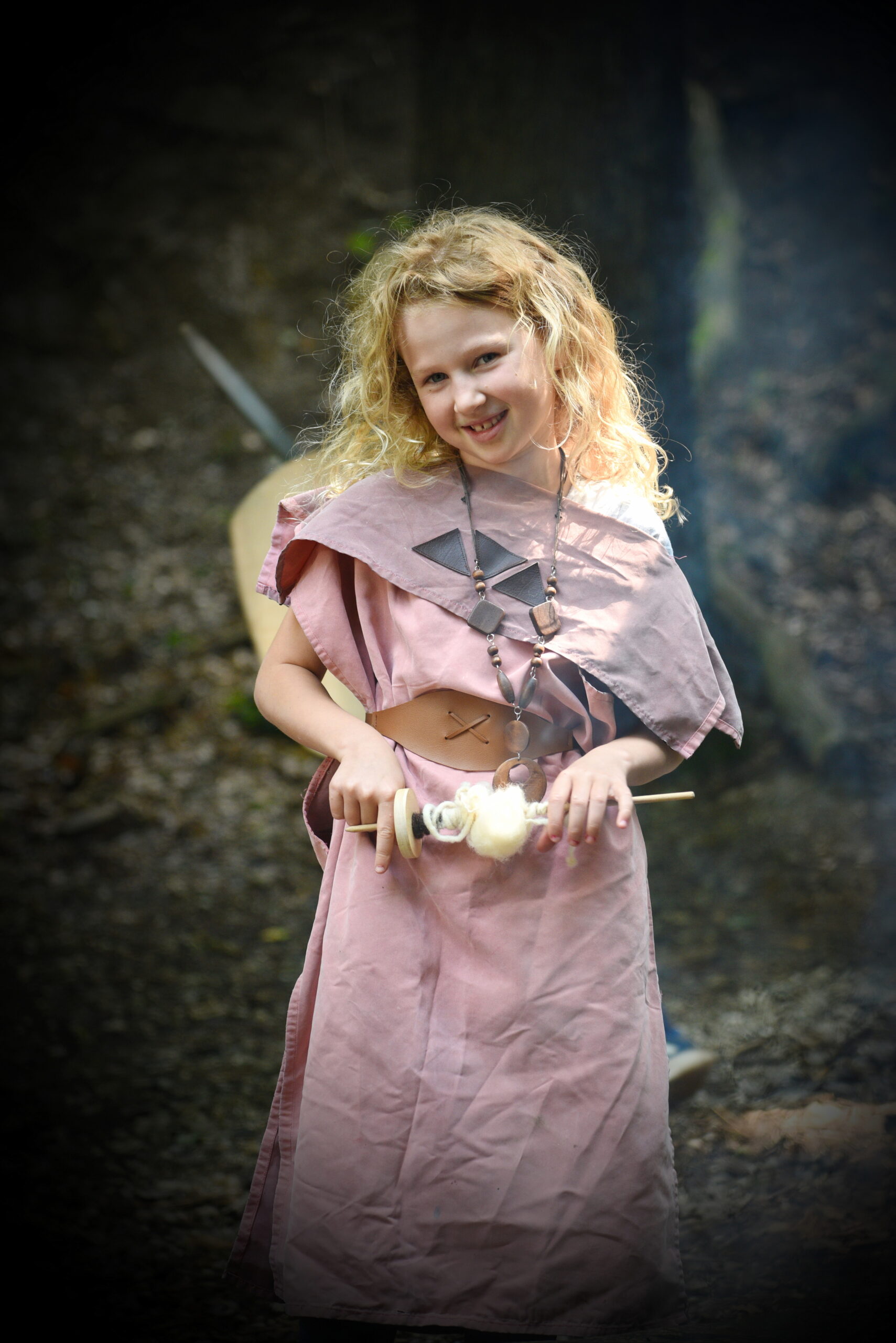 Mädchen im Keltenkleid