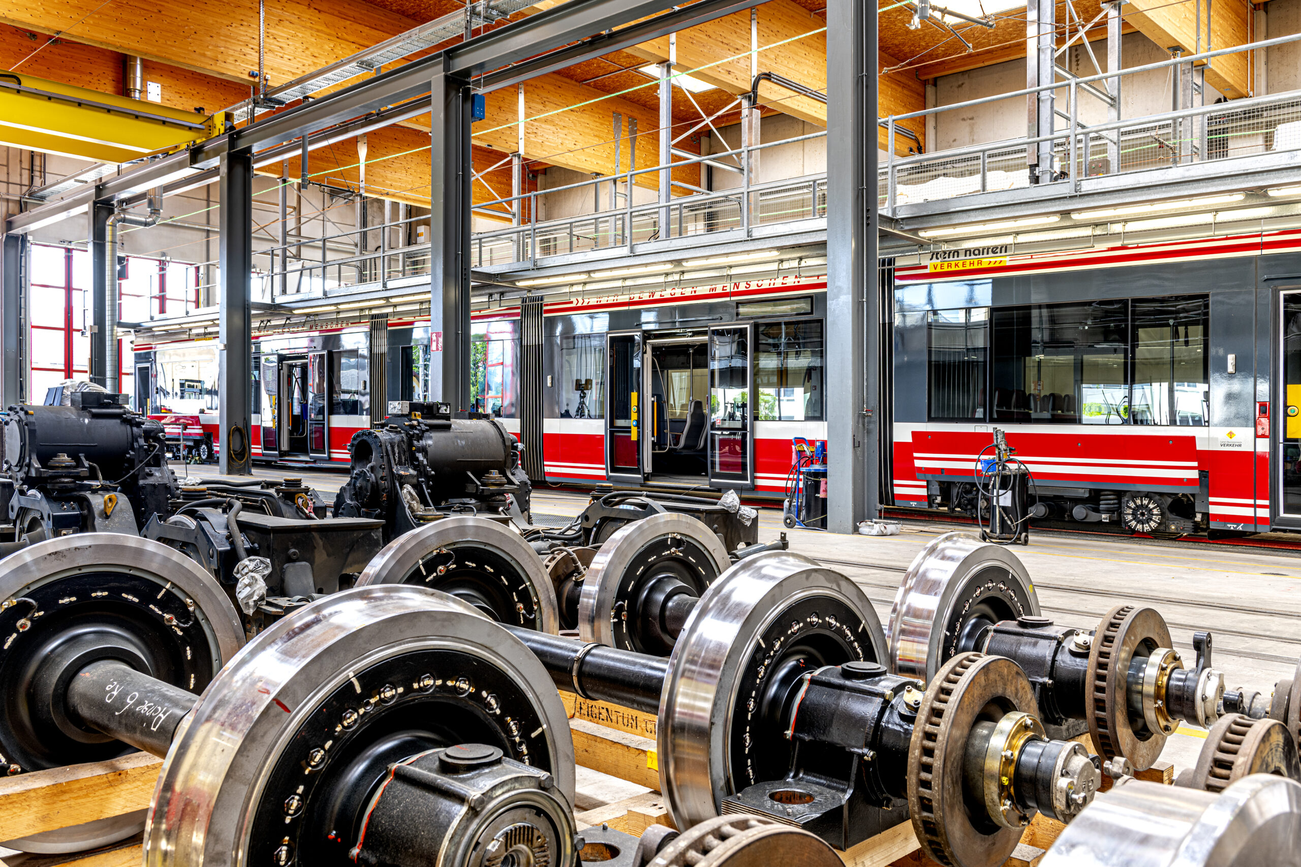 Überblick über die Werkstätte in Vorchdorf