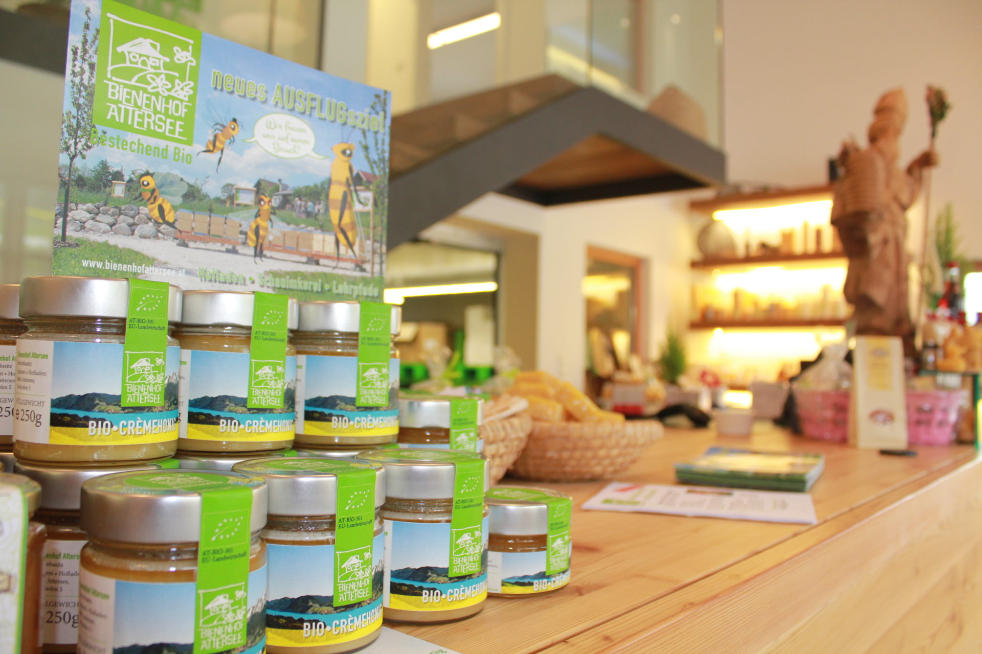 Honig im Hofladen am Bienenhof Attersee