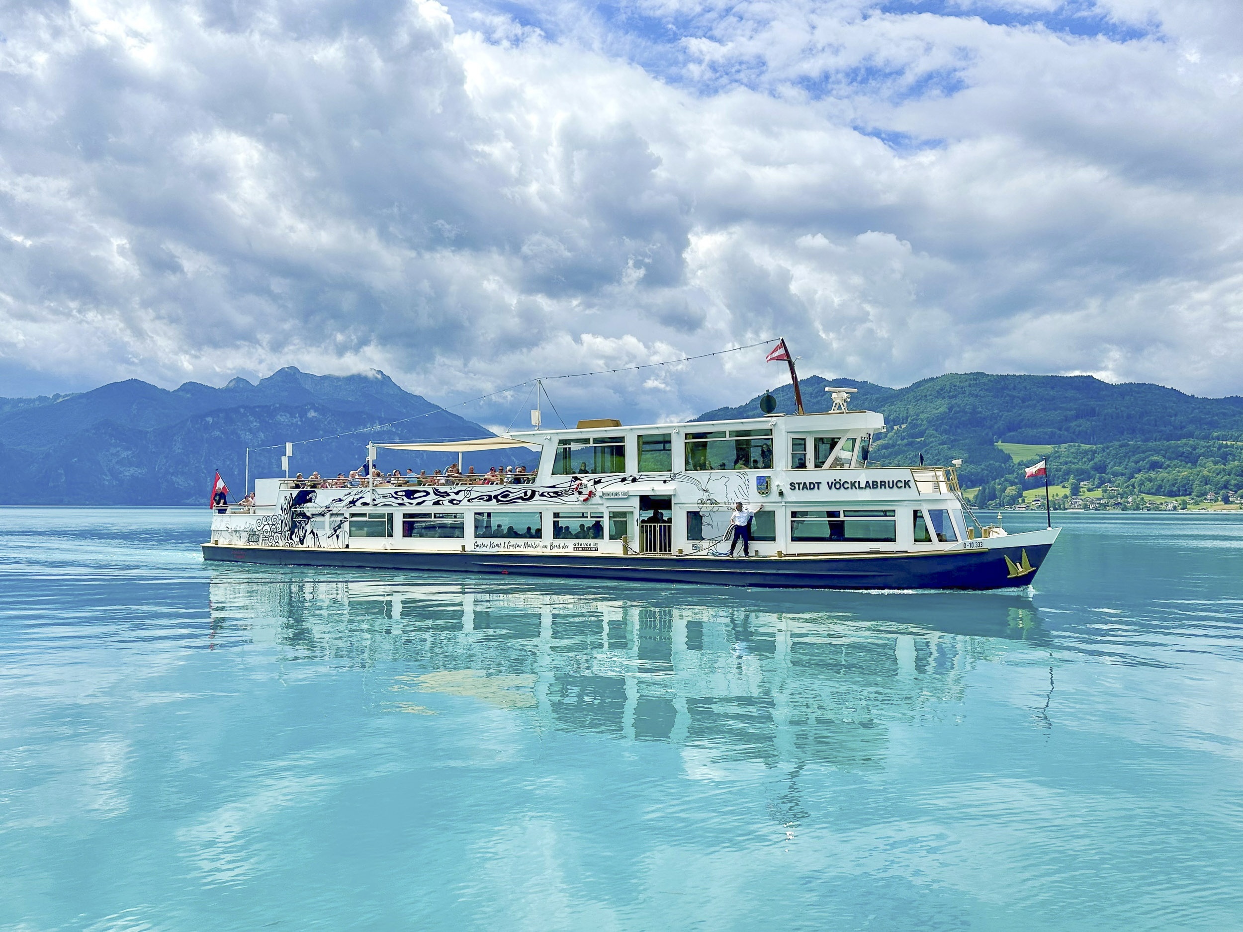 Künstlerschiff am Attersee