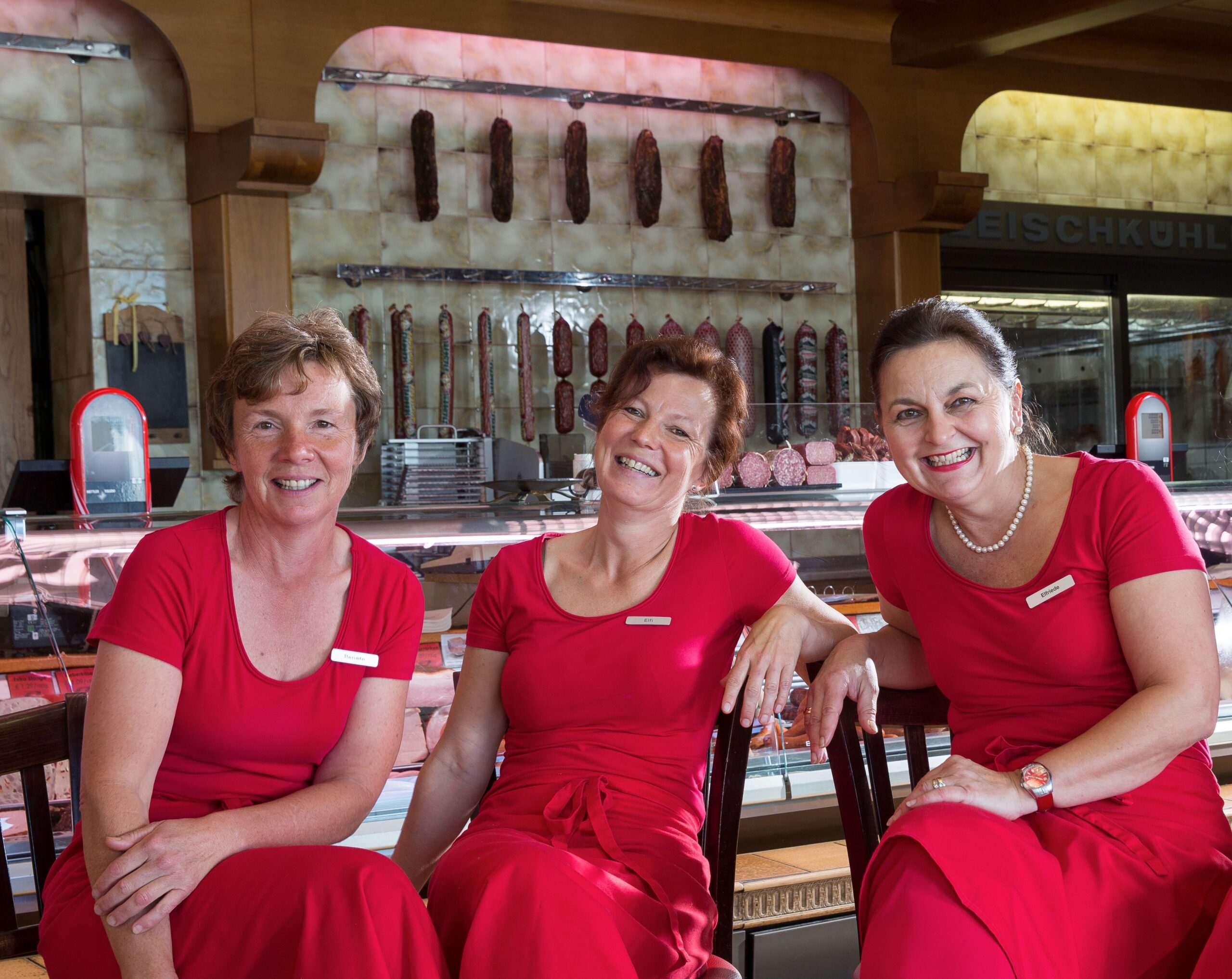 3 Mitarbeiterinnen der Fleischerei Pöll