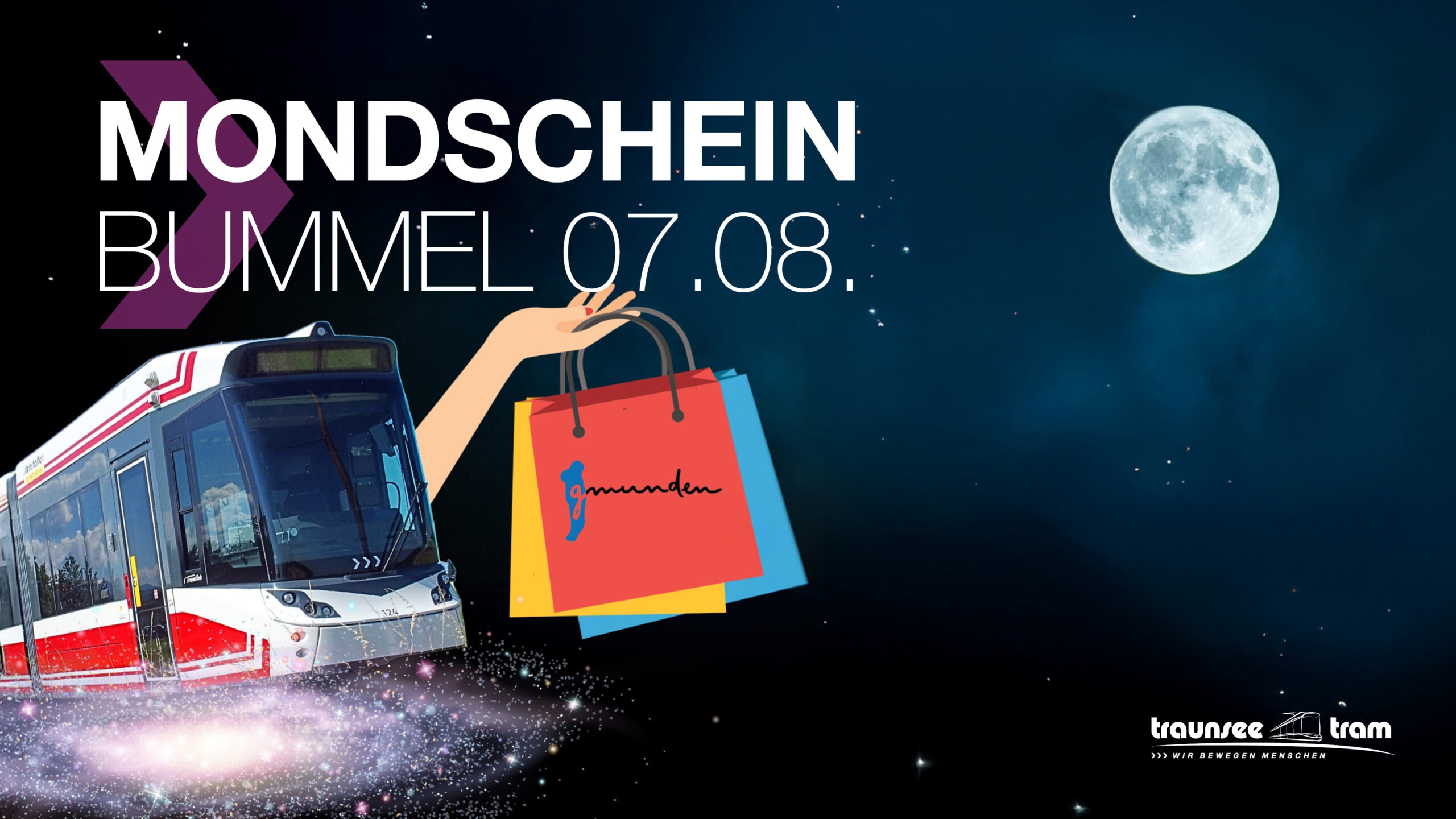 Mondscheinbummel Gmunden 2025