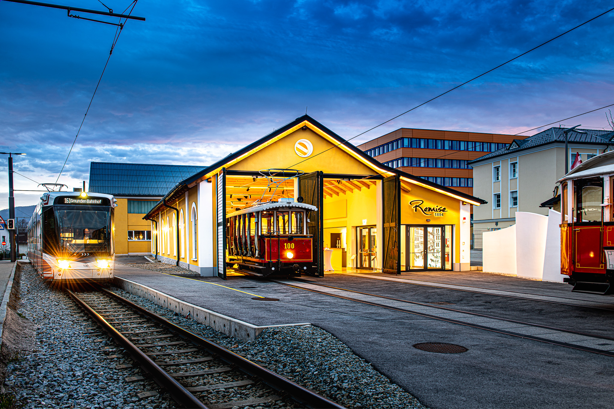 Remise 1894 Abendstimmung