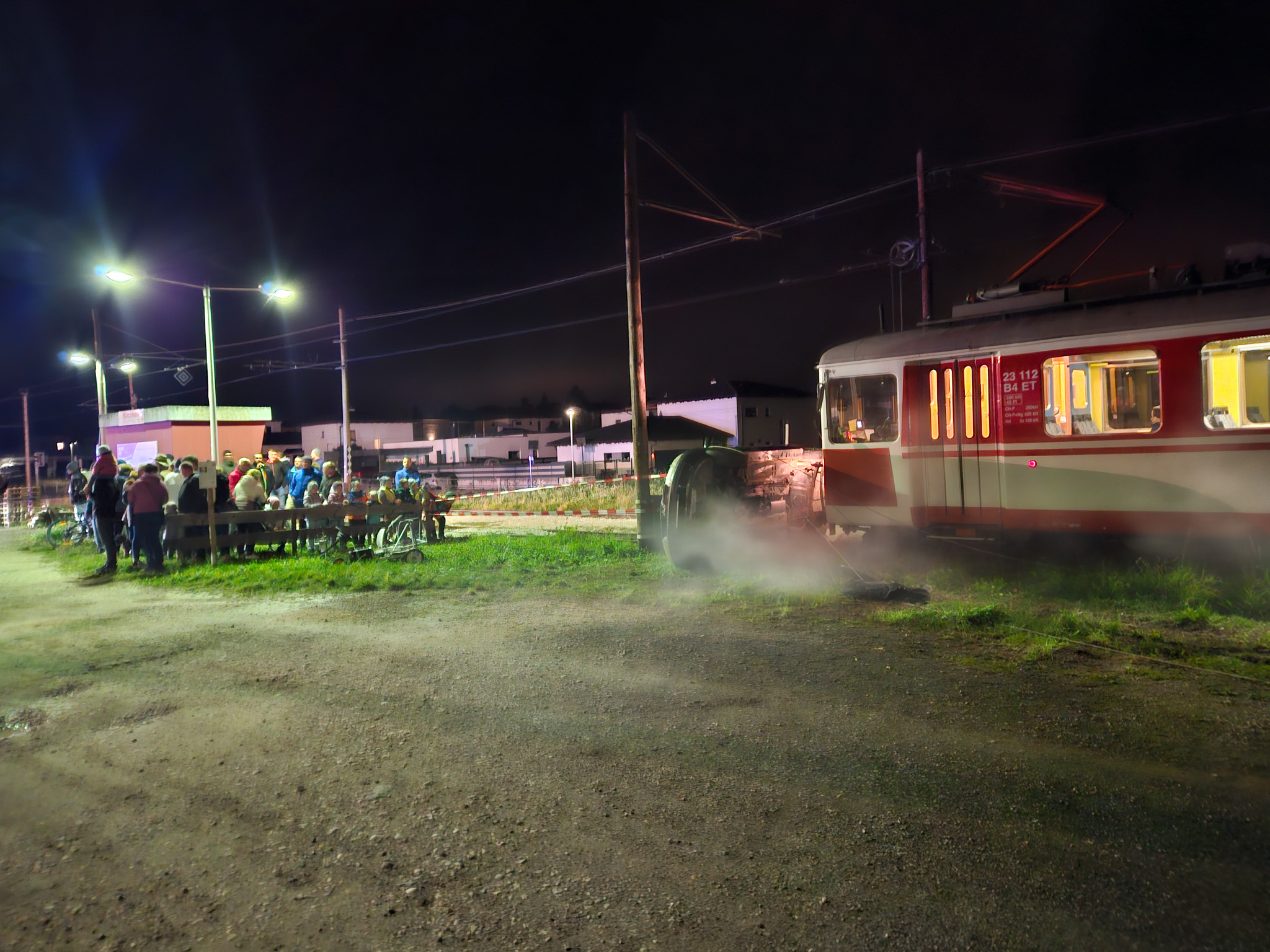 Bild von Einsatzübung auf der Traunseetram