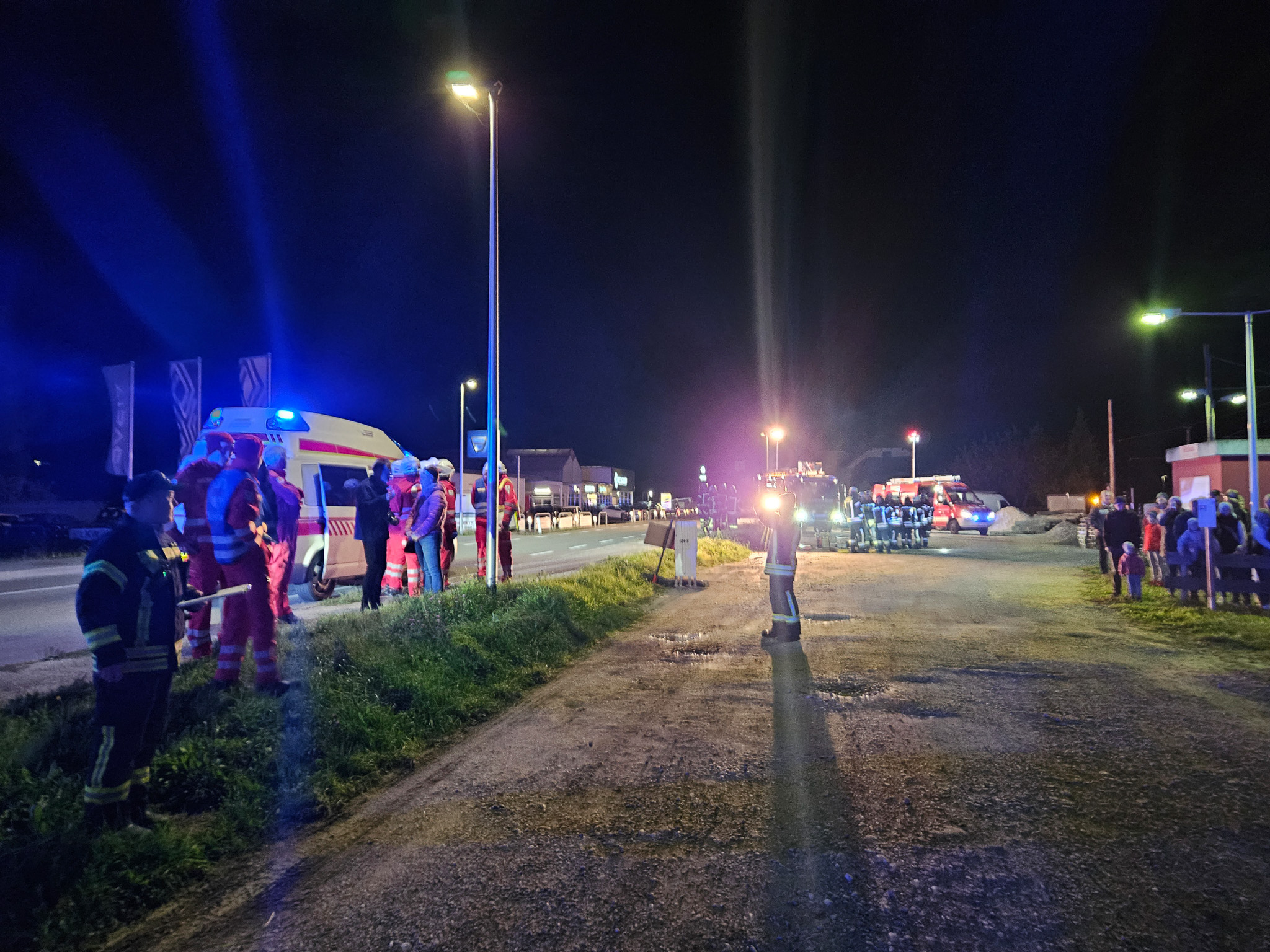 Bild von Einsatzübung auf der Traunseetram