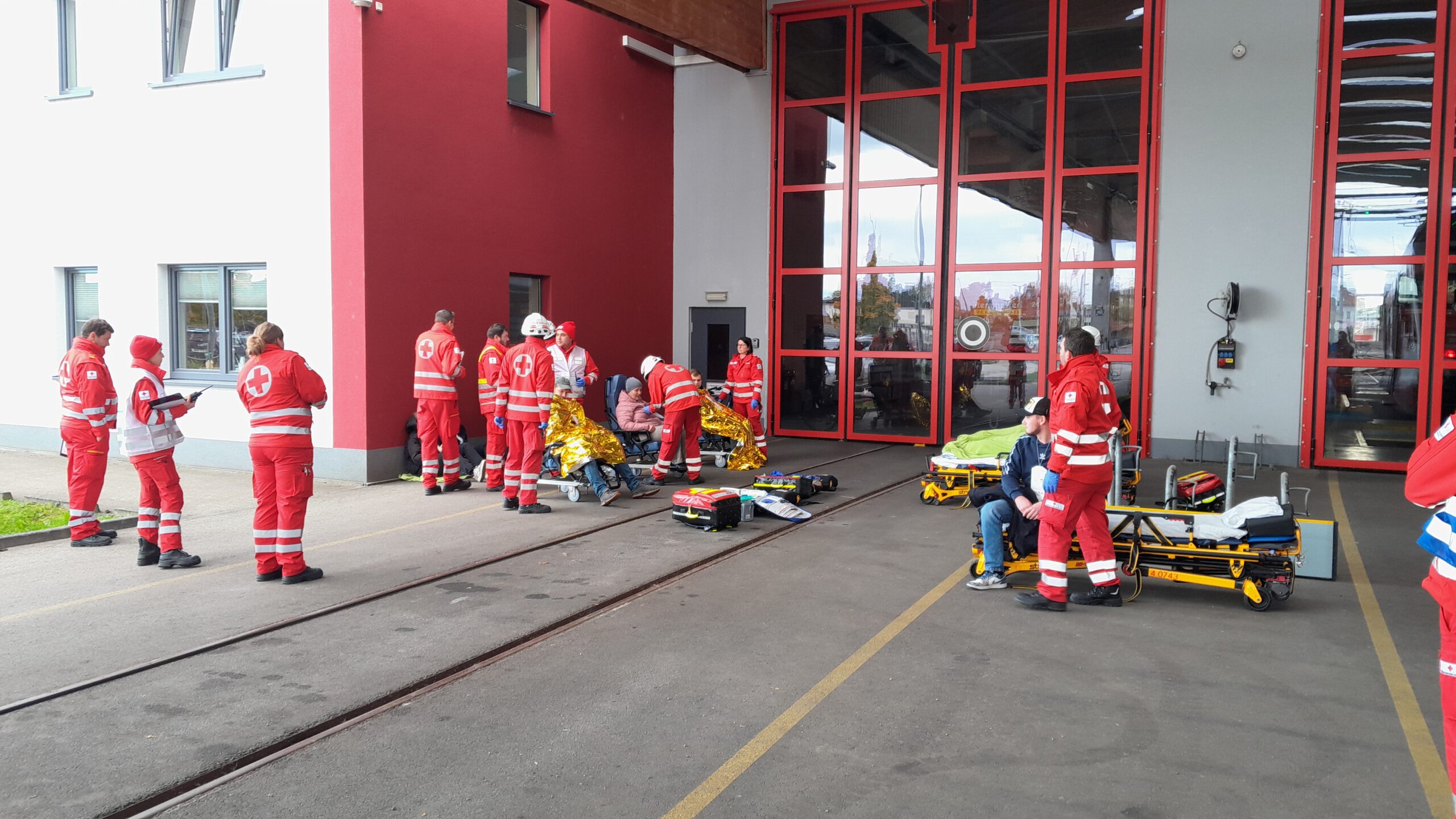 Bild von Einsatzübung auf der LILO